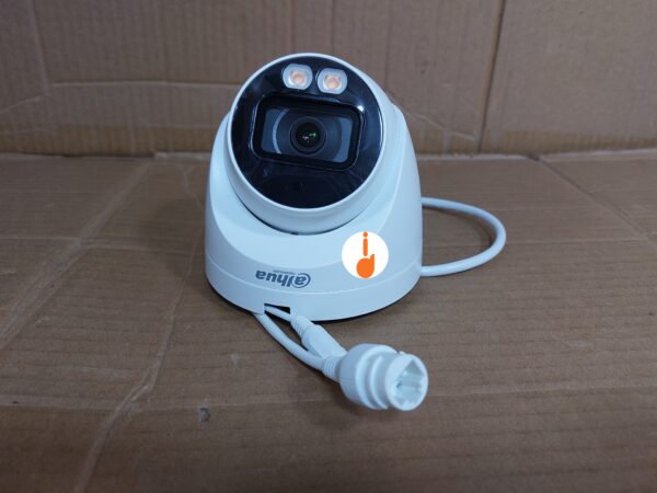 Dahua DH-IPC-HDW2439TP-AS-LED-S2 4MP Full-color Eyeball Camera with Warm LED Night Vision, Front View