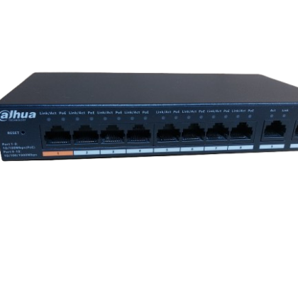 Dahua CS4010-8ET-60 8-Port PoE Gigabit Cloud Managed Switch – High Performance Networking Solution